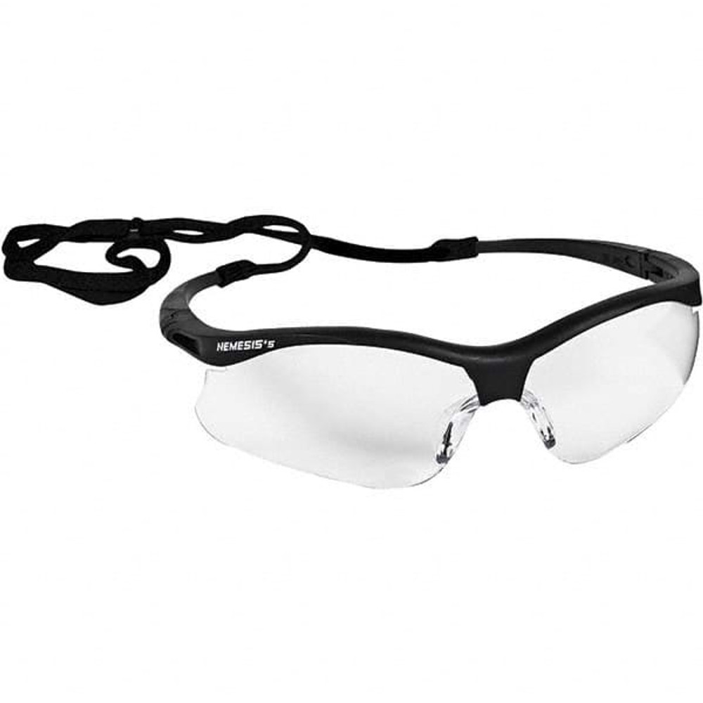 KleenGuard 38474 Safety Glass: Scratch-Resistant, Polycarbonate, Clear Lenses, Full-Framed, UV Protection