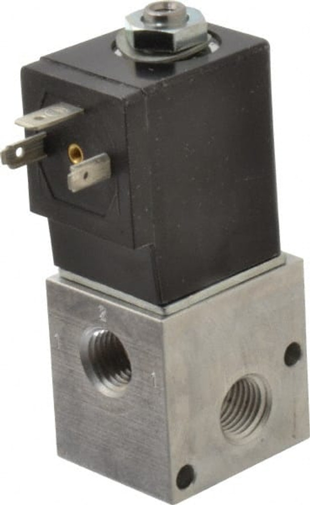 ARO/Ingersoll-Rand CAT77S-120-A Stacking Solenoid Valve: Solenoid, 3-Way, 2 Position, Spring Return