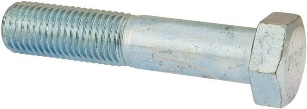 Value Collection 403350BR Hex Head Cap Screw: 1-8 x 5", Grade 2 Steel, Zinc-Plated