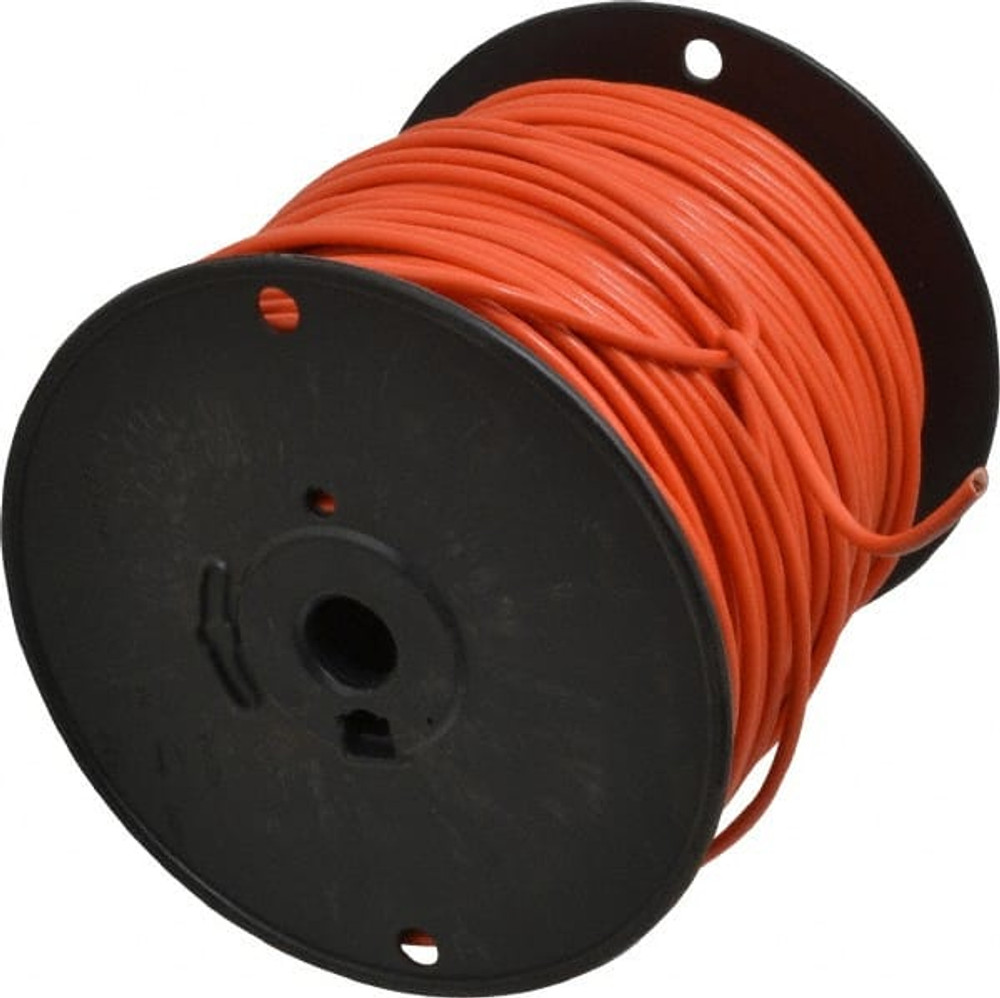 Southwire 411040503 Machine Tool Wire: 12 AWG, Orange, 500' Long, Polyvinylchloride, 0.155" OD