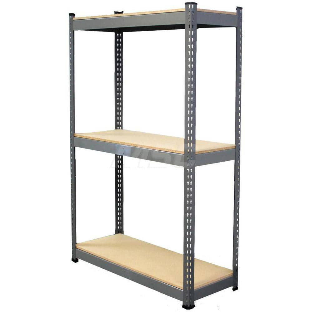 Interlake Mecalux U0207849 14 Gauge Heavy-Duty Rivet Shelving: 84" Wide, 8" High