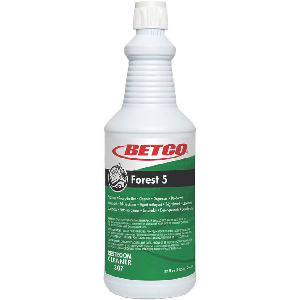 Betco BET3071200 All-Purpose Cleaners & Degreasers; Product Type: All-Purpose Cleaner ; Form: Liquid ; Container Type: Bottle ; Container Size: 32 oz ; Scent: Mint ; Application: General Purpose