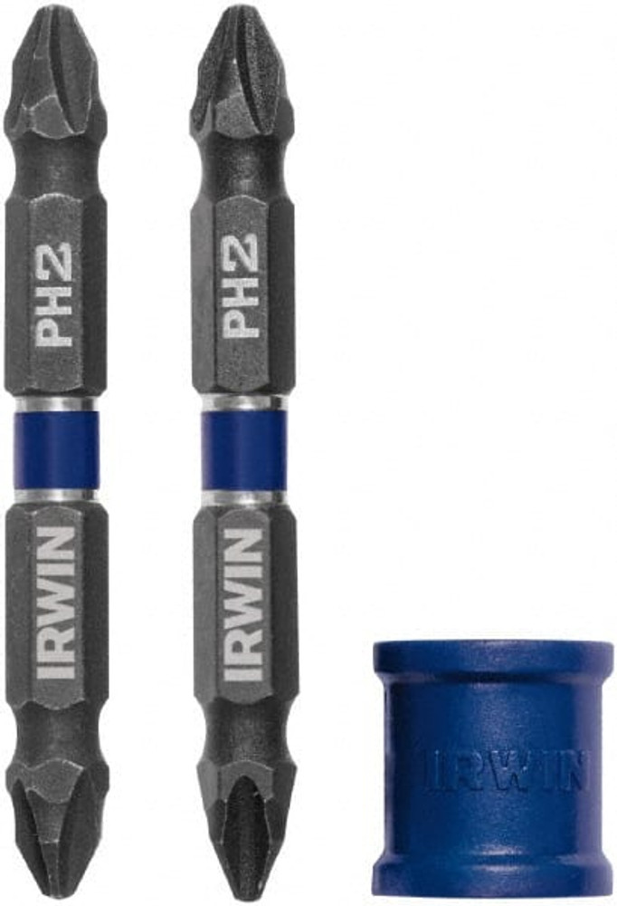 Irwin 1903510 3 Piece, Phillips Handle, Double End Bit Set