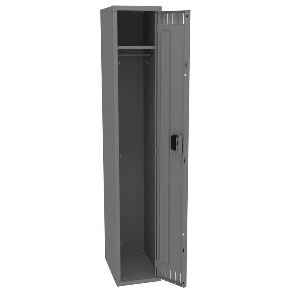 Tennsco STS-121872-A-MG Lockers; Locker Style: 1-Wide ; Locker Configuration: 1-Wide ; Assembled: Yes ; Handle Type: Recessed ; Cabinet Height Range: Full Height ; Locker Material: Steel