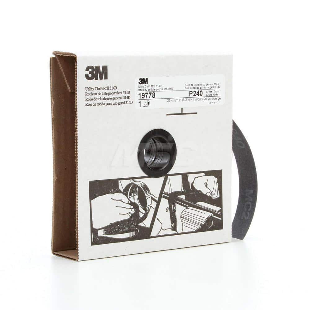 3M 7000118500 Non-Woven Roll: Aluminum Oxide, 1" Wide