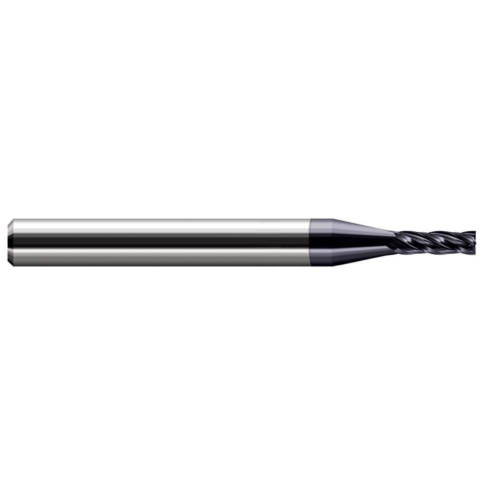 Harvey Tool 836324-C3 Square End Mill: 0.024'' Dia, 0.072'' LOC, 1/8'' Shank Dia, 1-1/2'' OAL, 3 Flutes, Solid Carbide