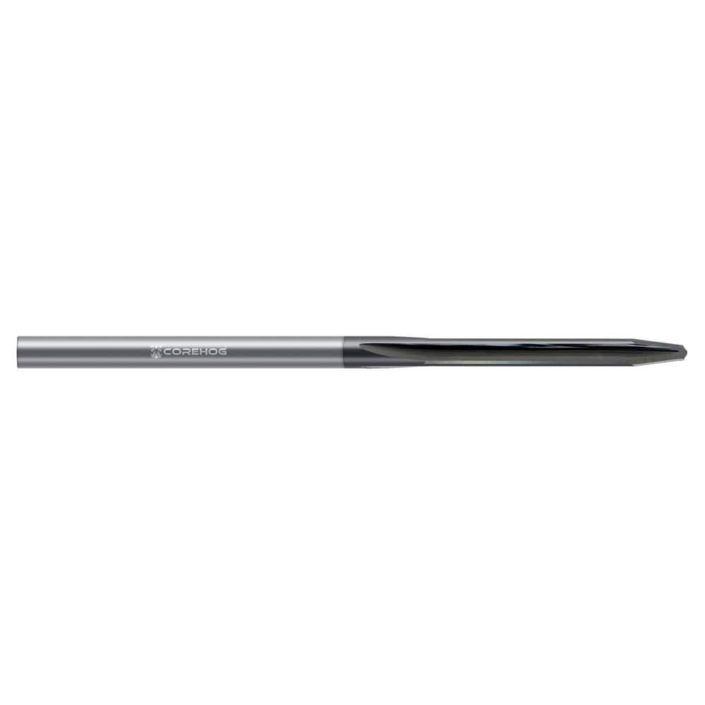 Corehog C89244 Combination Drill & Reamers; Reamer Size (Decimal Inch): 0.1285 ; Reamer Material: Solid Carbide ; Flute Length (Decimal Inch): 1.5000 ; Shank Type: Cylindrical ; Drill Length Type: Taper Length ; Shank Diameter (Decimal Inch): 0.1285