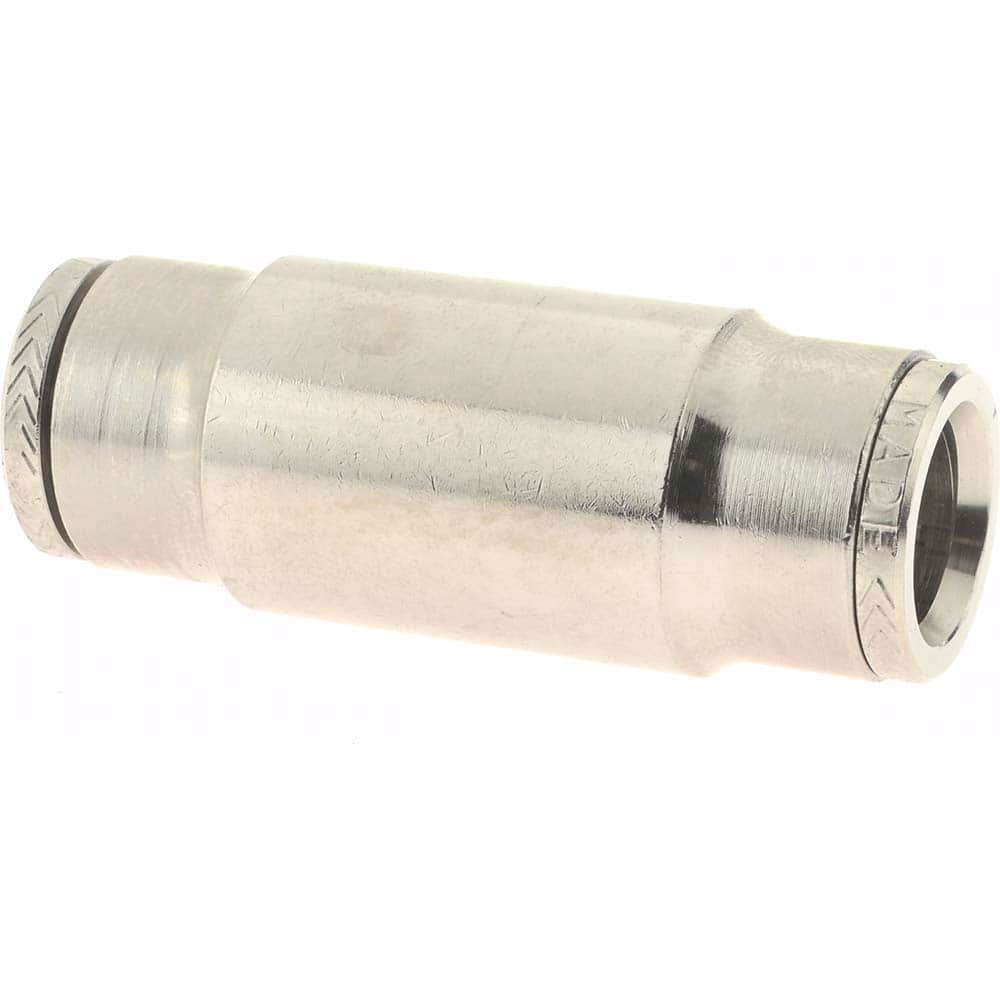 Norgren 120200600 Push-To-Connect Tube to Tube Tube Fitting: Pneufit Union, Straight, 3/8" OD
