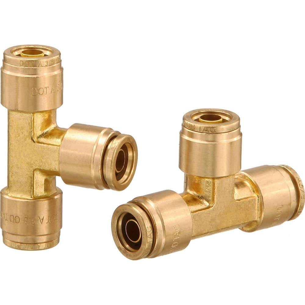 PRO-SOURCE PC64-DOT-4 Metal Push-To-Connect Tube Fittings; Connection Type: Push-to-Connect ; Material: Brass ; Tube Outside Diameter: 1/4 ; Maximum Working Pressure (Psi - 3 Decimals): 250.000 ; Standards: DOT ; UNSPSC Code: 27121700