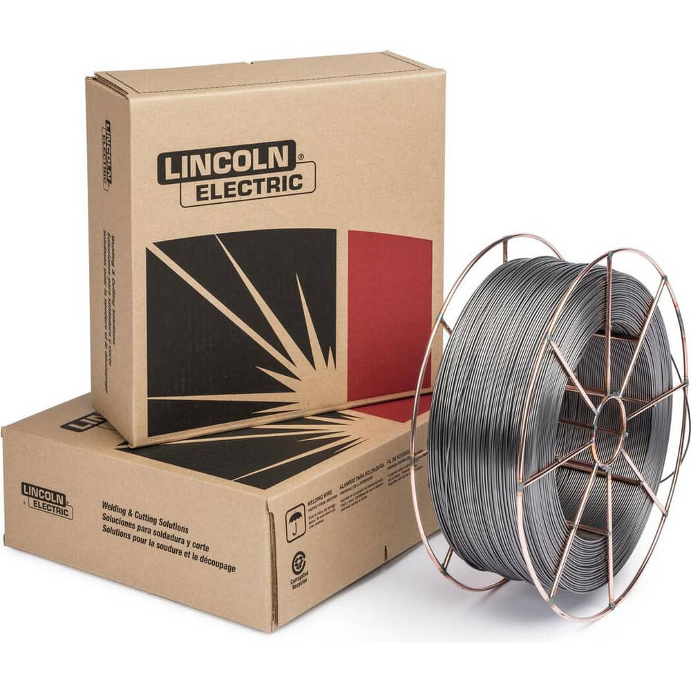 Lincoln Electric ED030641 MIG Flux Core Welding Wire: 0.068" Dia, Steel Alloy
