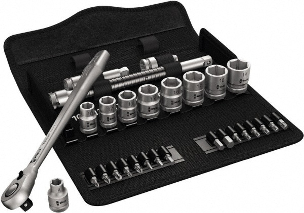 Wera 05004048001 Combination Hand Tool Set: Socket & Bit Set