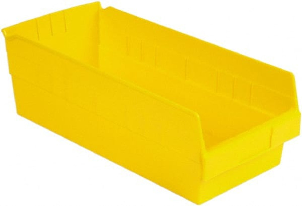LEWISBins+ SB188-6SE YLW Plastic Hopper Shelf Bin: Yellow