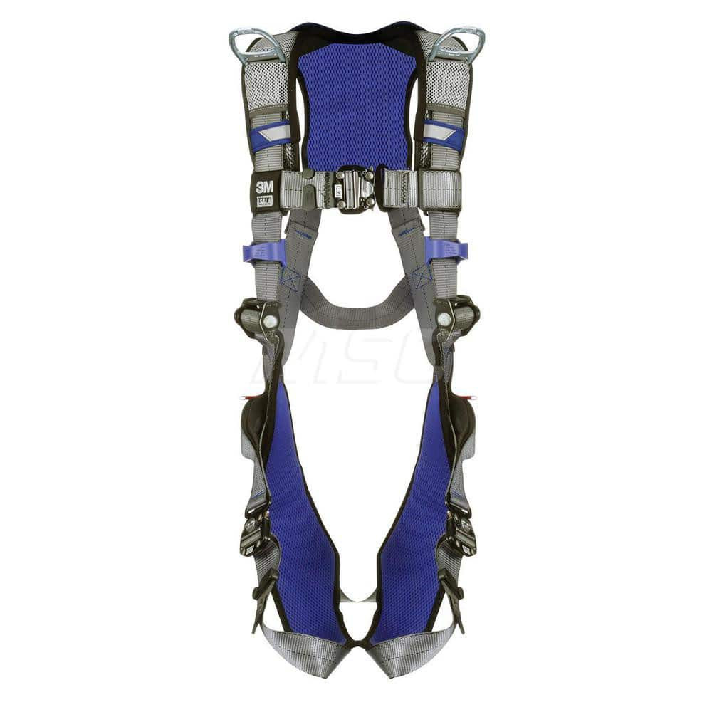 DBI-SALA 7012817904 Fall Protection Harnesses: 420 Lb, Vest Style, Size 2X-Large, For Retrieval & Rescue, Back & Shoulder