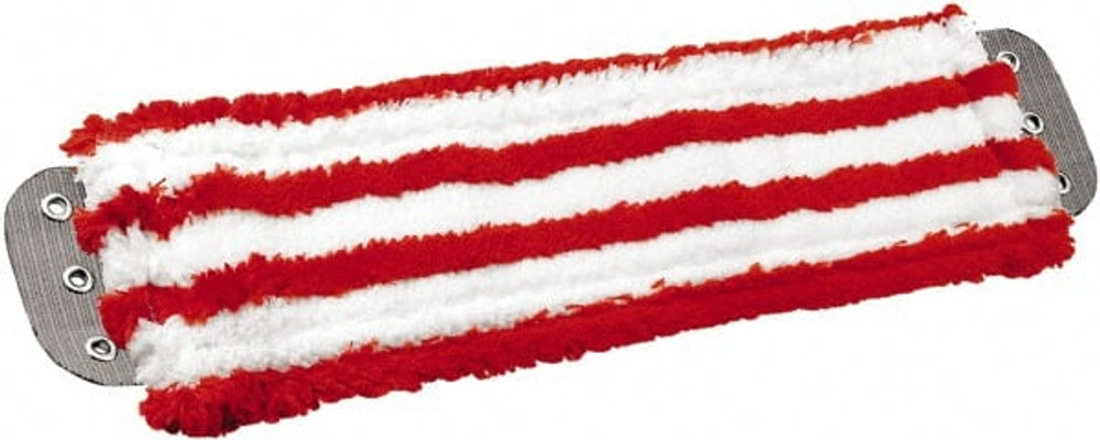 Unger MD40R Wet Mop Pad: Quick Change, Medium, Red & White Mop, Microfiber