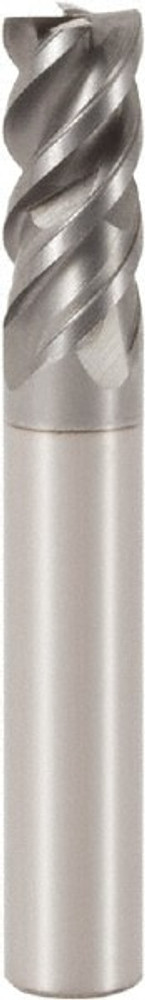 Seco 02810451 Corner Radius End Mill: 25 mm Dia, 52 mm LOC, 4 mm Radius, 4 Flutes, Solid Carbide