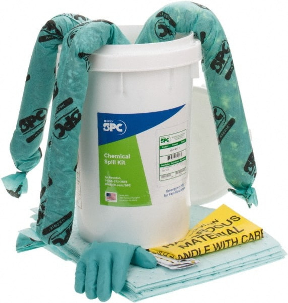 Brady SPC Sorbents SKH-BKT 6 Gal Capacity Hazardous Materials Spill Kit