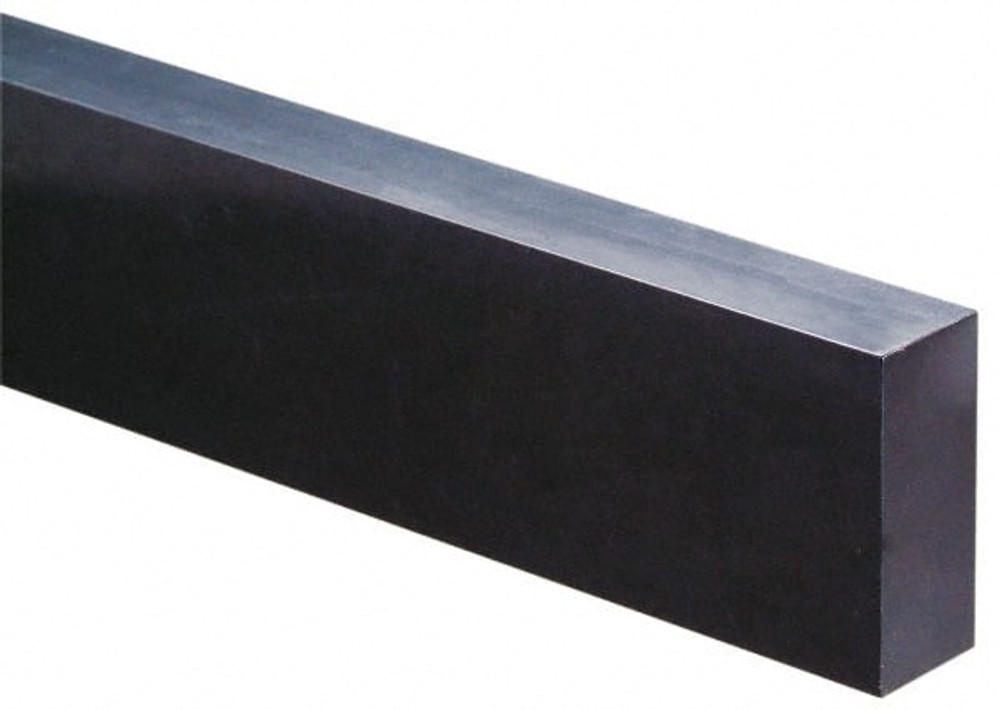 MSC SACEBK1.000C Plastic Bar: Acetal, 1" Thick, 12" Long, Black