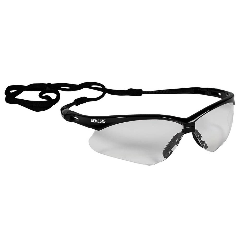 KleenGuard 25676 Safety Glass: Scratch-Resistant, Polycarbonate, Clear Lenses, Full-Framed, UV Protection