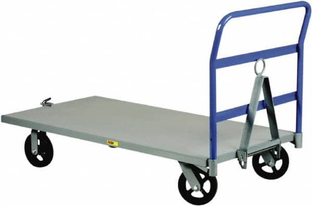 Little Giant. CS-3672-8MRHD Caster Steer Trailer Truck: 2,000 lb Capacity, Steel Platform