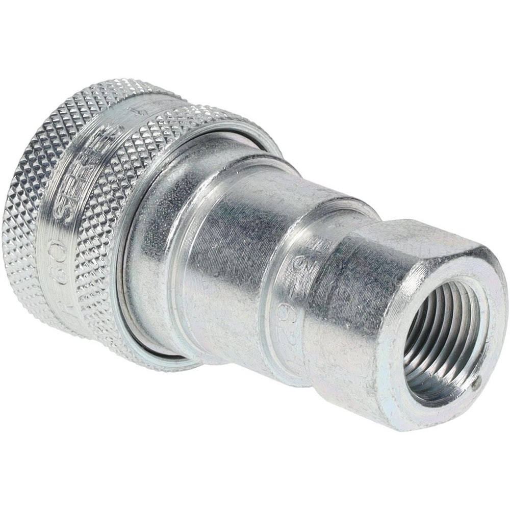 Parker H3-62 Hydraulic Hose Female Pipe Rigid Fitting: 3/8", 4,000 psi