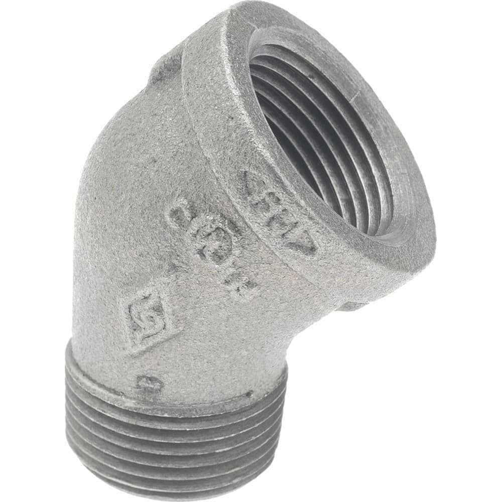 B&K Mueller 520-505HN Black 45 ° Street Elbow: 1", Threaded