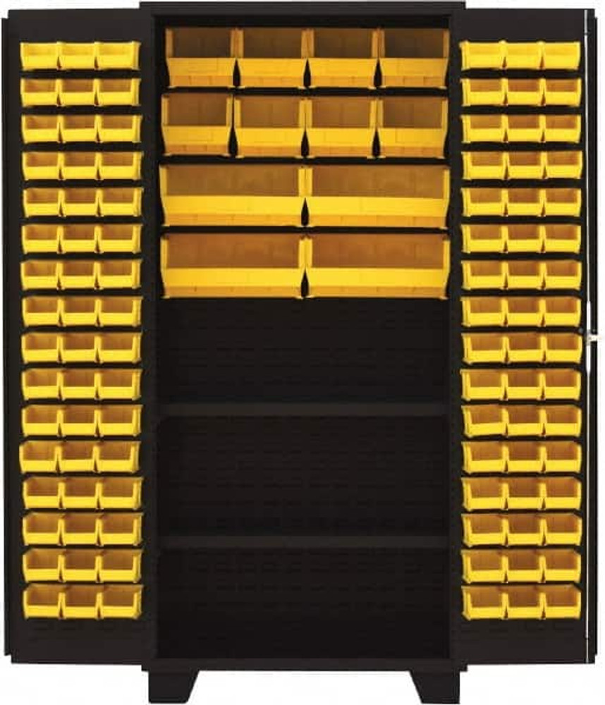 Jamco DX236-BL Bin Storage Cabinet: 36" Wide, 24" Deep, 78" High