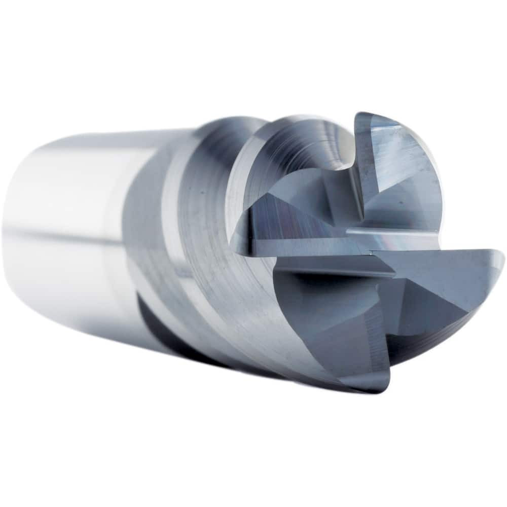 Supermill SAP1.0LA-030 Corner Radius End Mill: 1" Dia, 2-1/4" LOC, 0.03" Radius, 4 Flutes, Solid Carbide