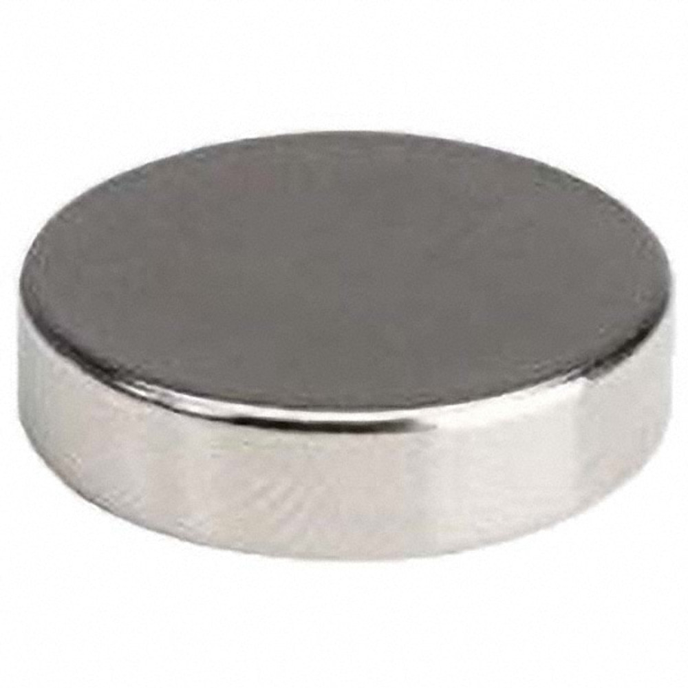 Eclipse N124 Rare Earth Disc & Cylinder Magnets; Rare Earth Metal Type: Neodymium Rare Earth ; Diameter (Inch): 0.5in ; Overall Height: 0.25in ; Height (Inch): 0.25in ; Maximum Pull Force: 3.2lb ; Maximum Operating Temperature: 2480F