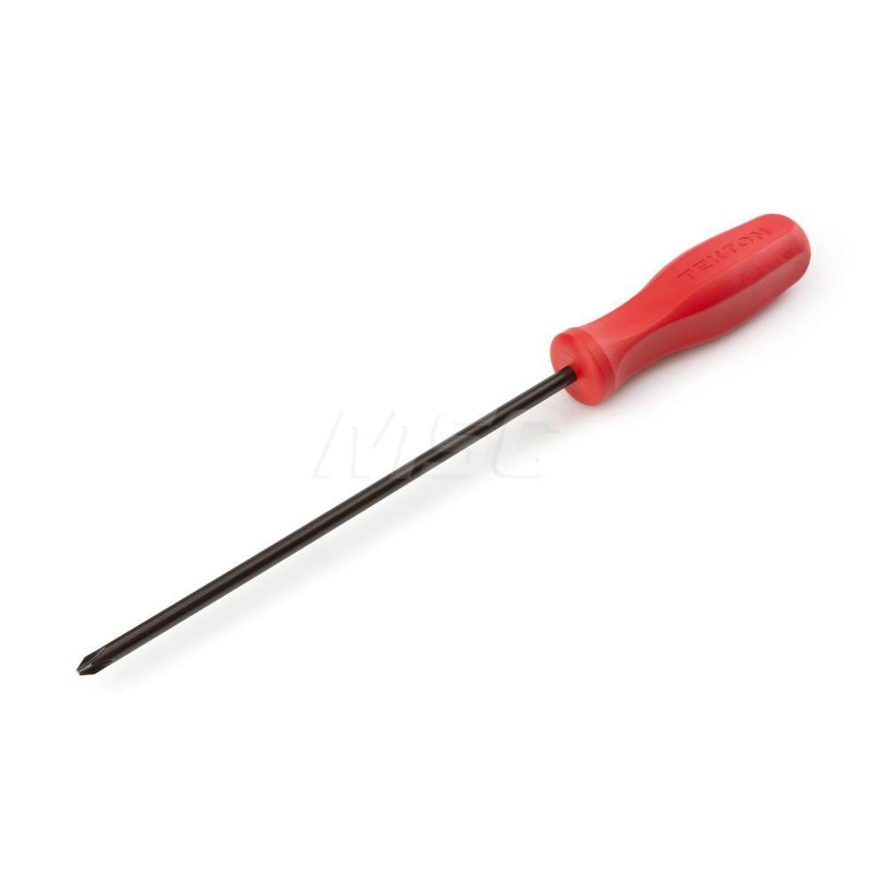 Tekton DSP14002 Long #2 Phillips Hard-Handle Screwdriver (Black Oxide Blade)