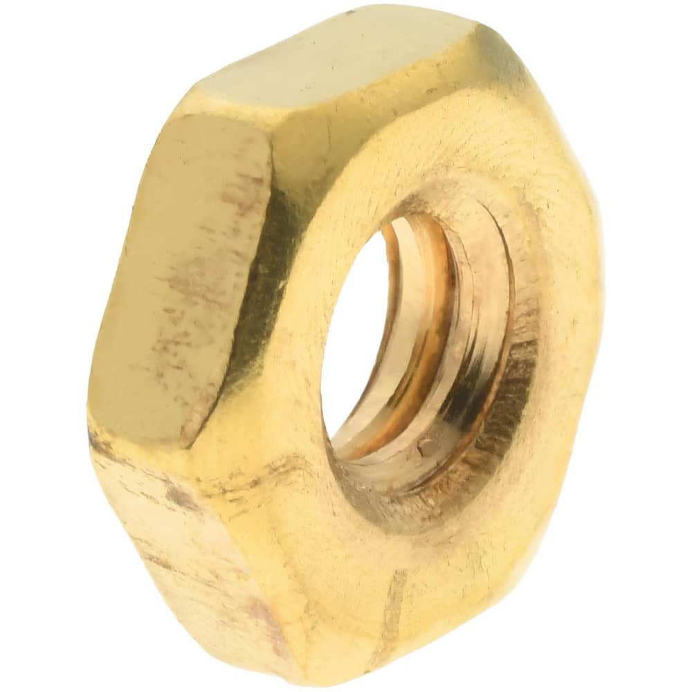 Value Collection 91605 Hex Nut: #10-24, Brass, Uncoated