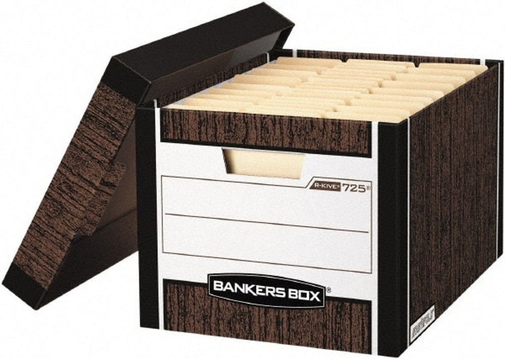 BANKERS BOX FEL00725 Pack of (12) 1 Compartment, 12-3/4" Wide x 10-3/8" High x 16-1/2" Deep, Storage Boxes