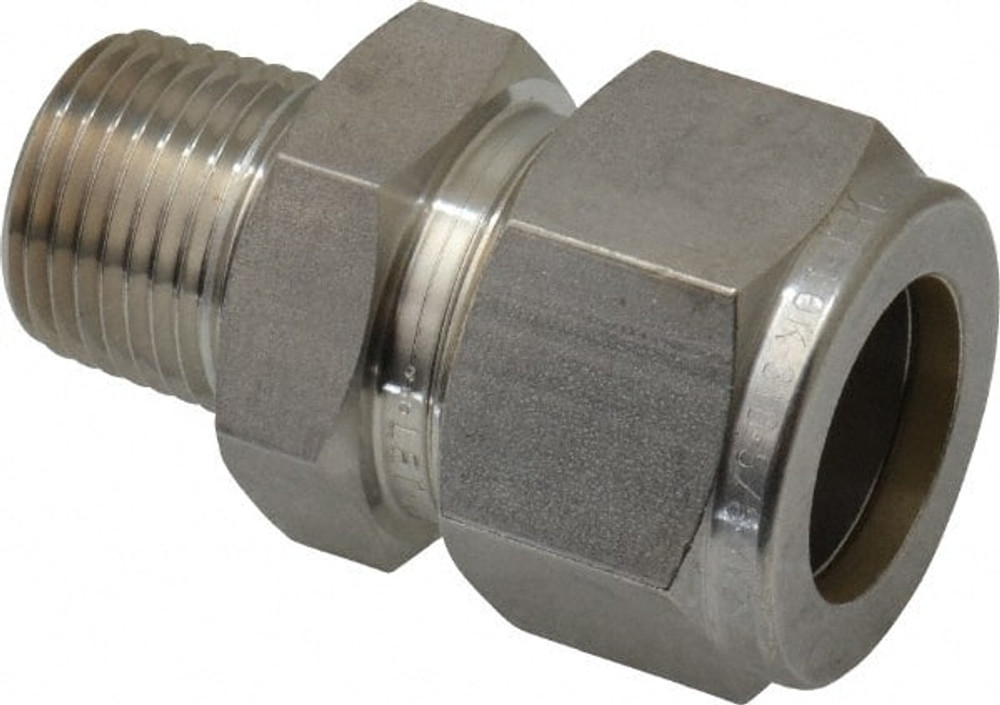 Ham-Let 3002015 Compression Tube Connector: 3/8" Thread, Compression x MNPT