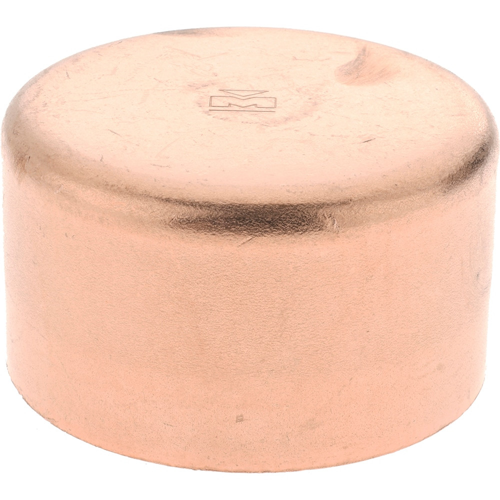 Mueller Industries W 07016 Wrot Copper Pipe End Cap: 3" Fitting, C, Solder Joint