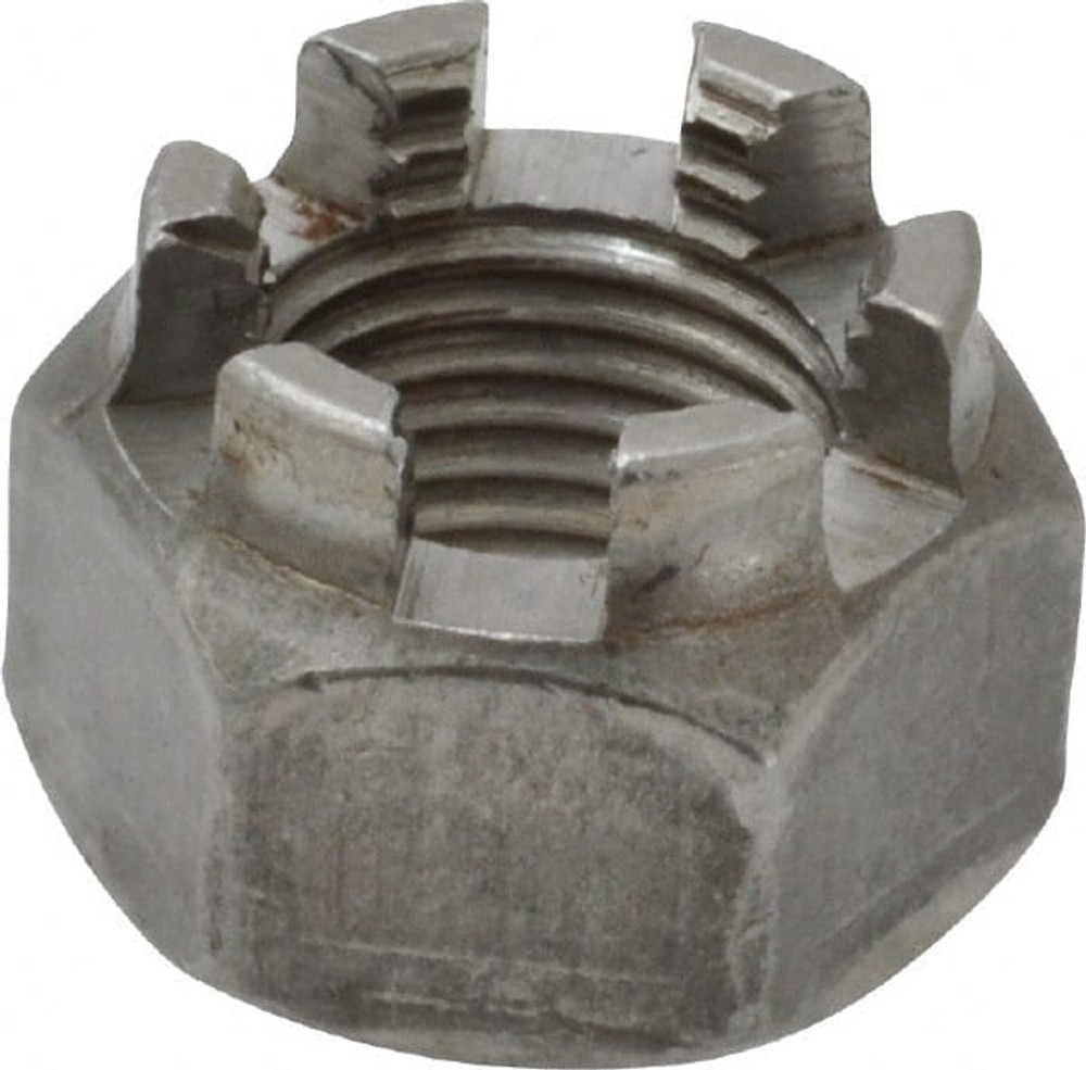 Value Collection CNFI5050-100BX Hex Lock Nut: 1/2-20, Grade 5 Steel, Uncoated
