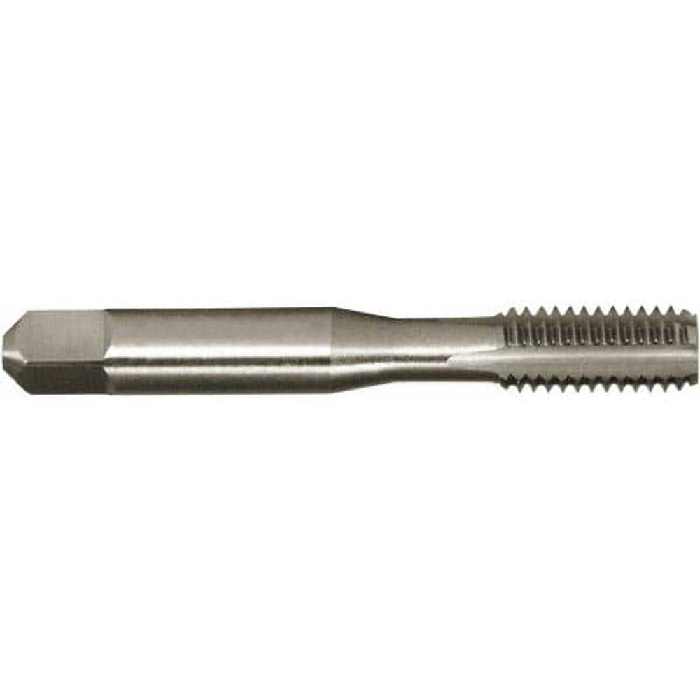 Greenfield Threading 300959 Straight Flute Tap: #4-48 UNF, 3 Flutes, Bottoming, 2B Class of Fit, High Speed Steel, Bright/Uncoated