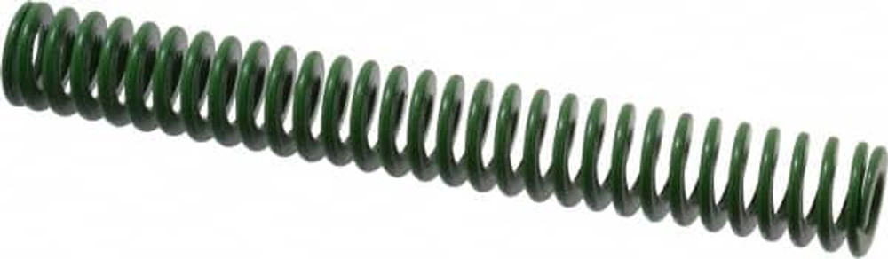 Associated Spring Raymond 203-424 Die Spring: 20 mm Hole Dia, 10 mm Rod Dia, 152 mm Free Length, Green