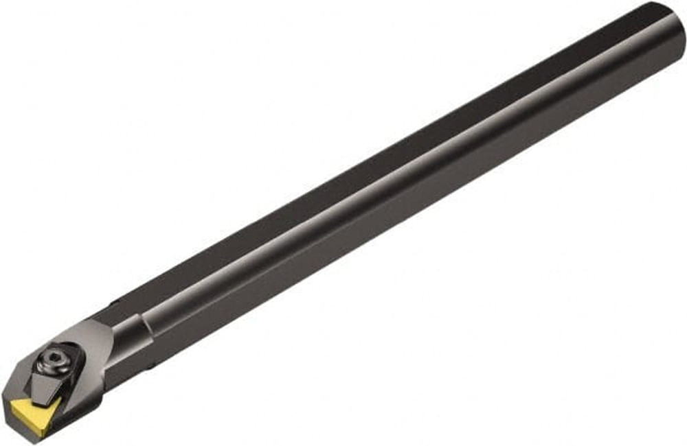 Sandvik Coromant 5741764 Indexable Boring Bar: R136.9-10-06, 12 mm Min Bore Dia, Right Hand Cut, 10 mm Shank Dia, -1 &deg; Lead Angle, Steel