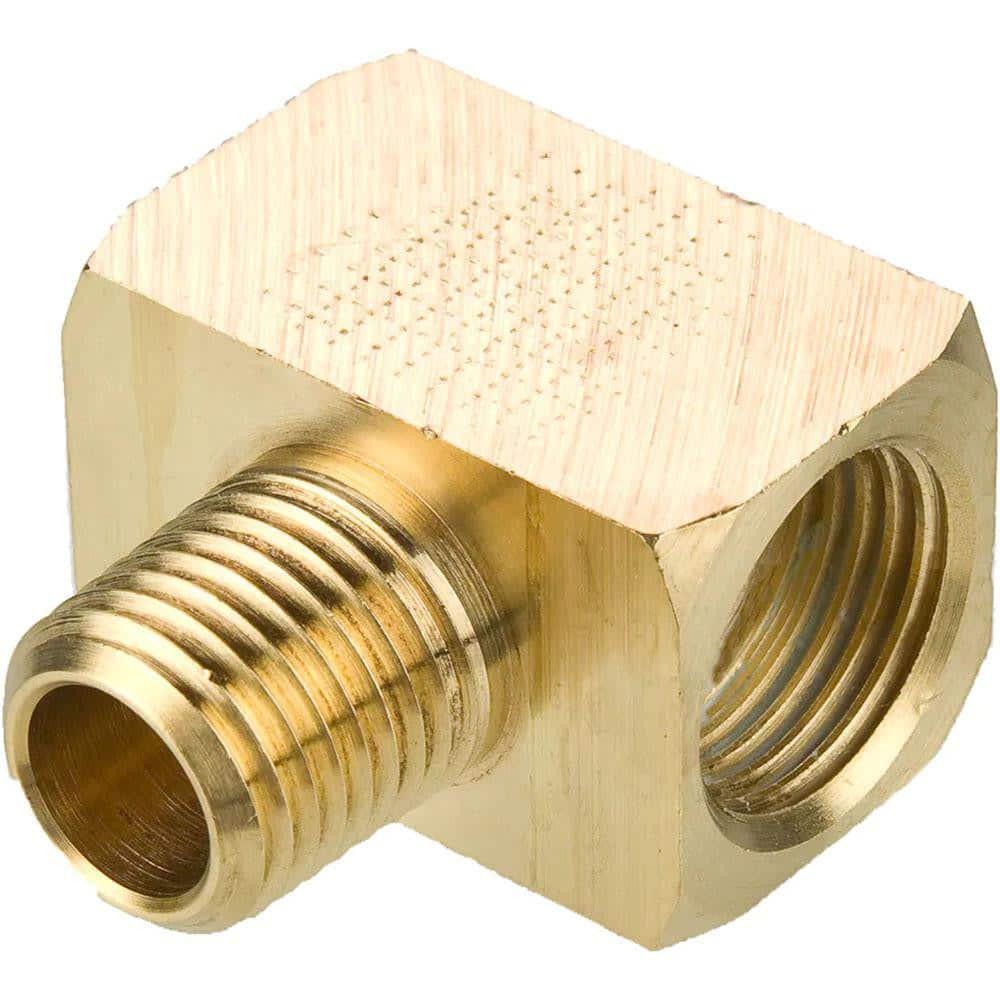 Parker 245IFHD-6-4 Brass Flared Tube Inverted Male Branch Tee: 3/8" Tube OD, 1/4-18 Thread