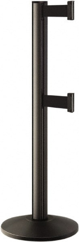 Lavi Industries 50-3000DL/WB/BK Stanchion: 40" High, Dome Base