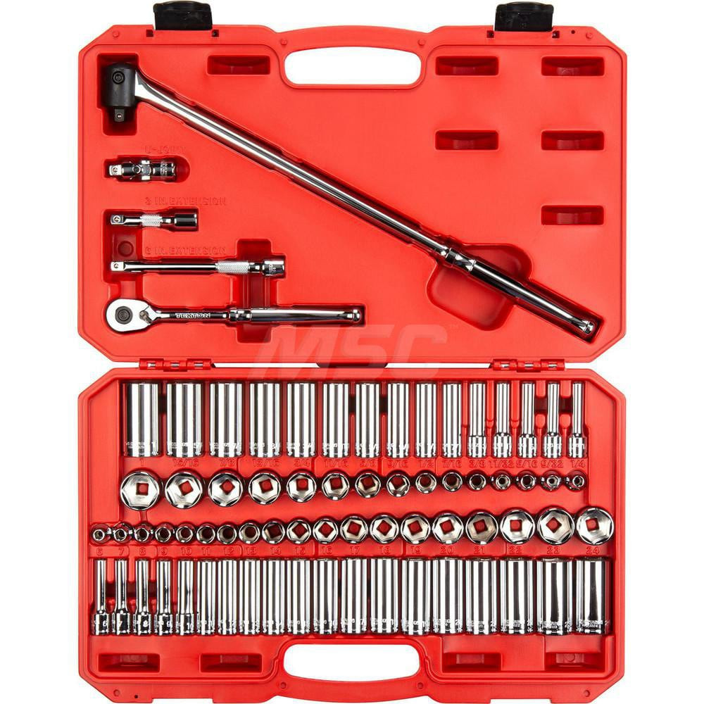 Tekton SKT15311 Socket Set: 74 Pc, 6.00 to 24.00 mm Socket