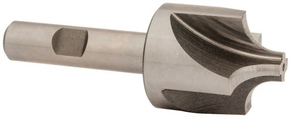 Keo 14300 Corner Rounding End Mill: 3/8" Radius, 1-1/4" Diam, 4 Flutes, High Speed Steel