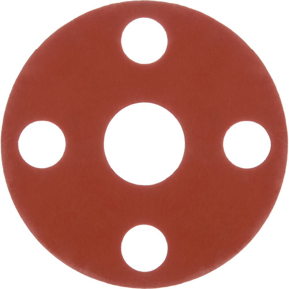 USA Industrials BULK-FG-176 Flange Gasket: For 3/4" Pipe, 1" ID, 4-5/8" OD, 1/8" Thick, Styrene-Butadiene Rubber