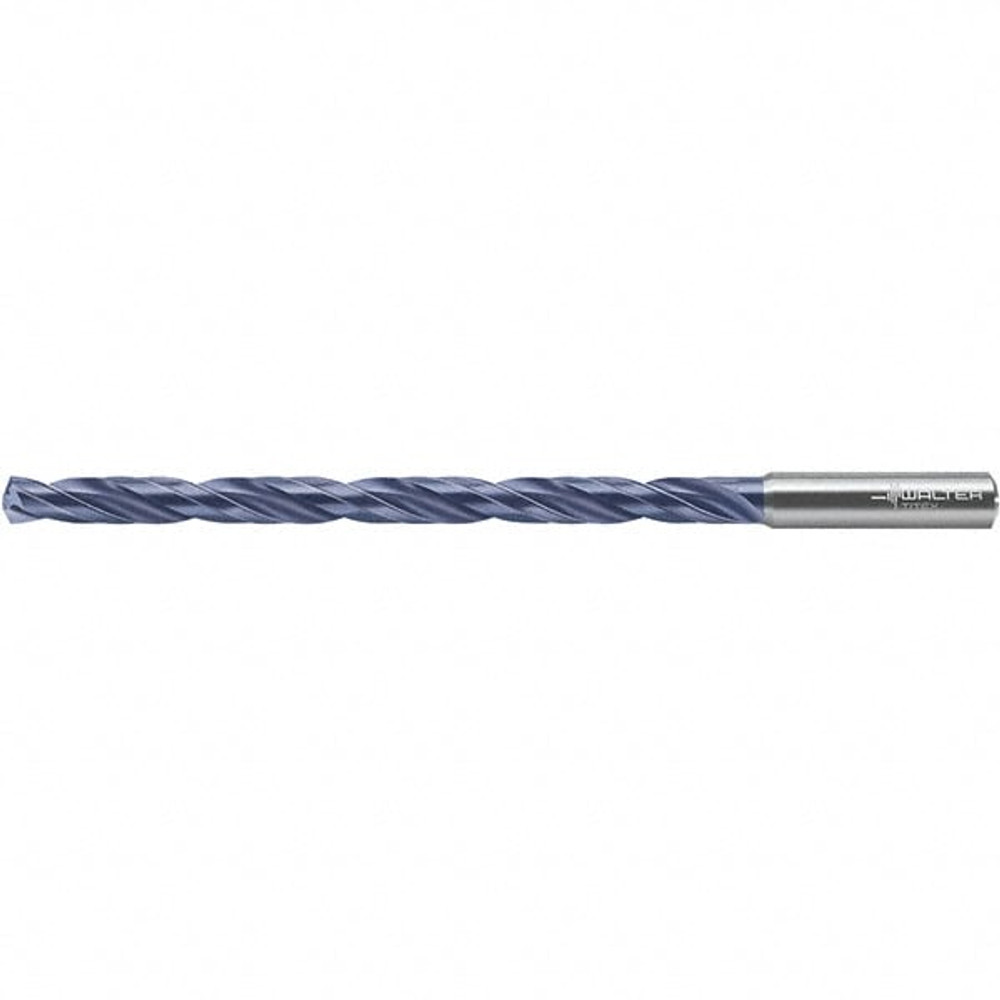 Walter-Titex 6618838 Extra Length Drill Bit: 0.4375" Dia, 140 °, Solid Carbide