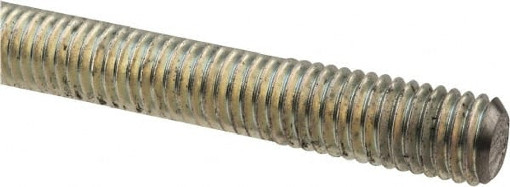 MSC 03112 Threaded Rod: 1/2-13, 2' Long, Low Carbon Steel