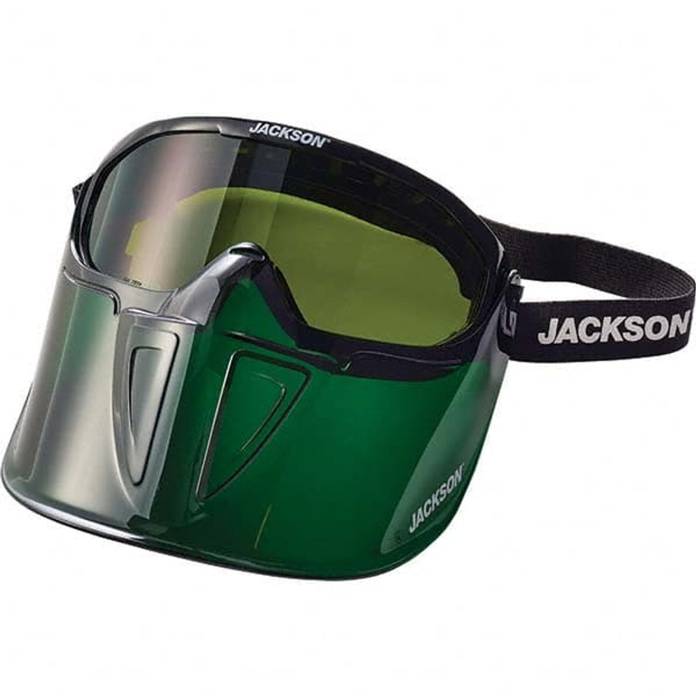 Jackson Safety 21001 Safety Goggles: IR Filter, Uncoated, Green Polycarbonate Lenses