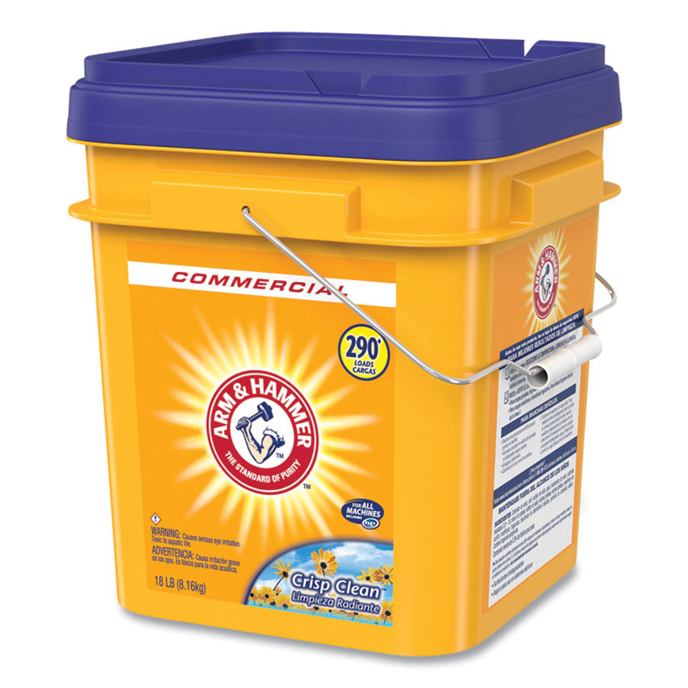 CHURCH & DWIGHT CO., INC Arm Hammer™ 3320001001 Powder Laundry Detergent, Crisp Clean, 18 lb Pail