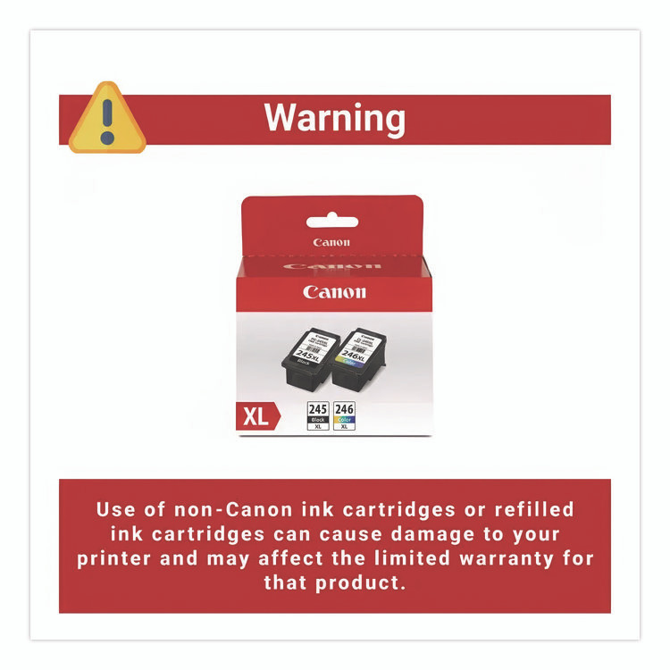 INNOVERA Canon® 8278B023 8278B023 (PG-245XL/CL-246XL) High-Yield Ink, Black/Color