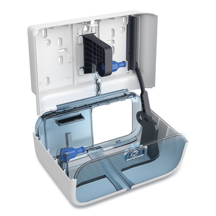 CASCADES TISSUE GROUP PRO C313 Tandem No Touch High Capacity Bath Tissue Dispenser, 12.5 x 6.6 x 7.2, White