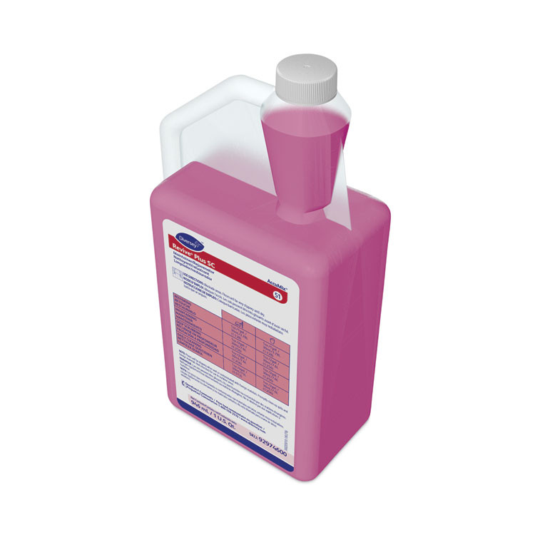 DIVERSEY 92974600 Revive Plus Super Concentrate Floor Maintainer/Rejuvenator, Citrus Scent, 32 oz Bottle