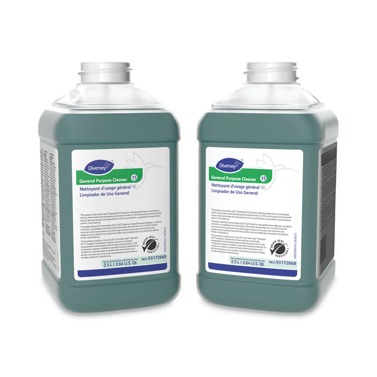 DIVERSEY 93172668 General Purpose Cleaner, Citrus Scent, 2.5 L Bottle